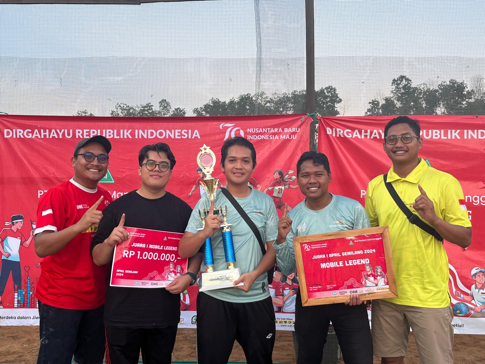 Perayaan HUT RI ke 79 di PT Itci Hutani Manunggal